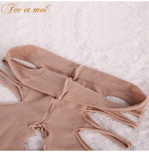 FEE ET MOI Sexy Open Hole Stockings (Skin Color)